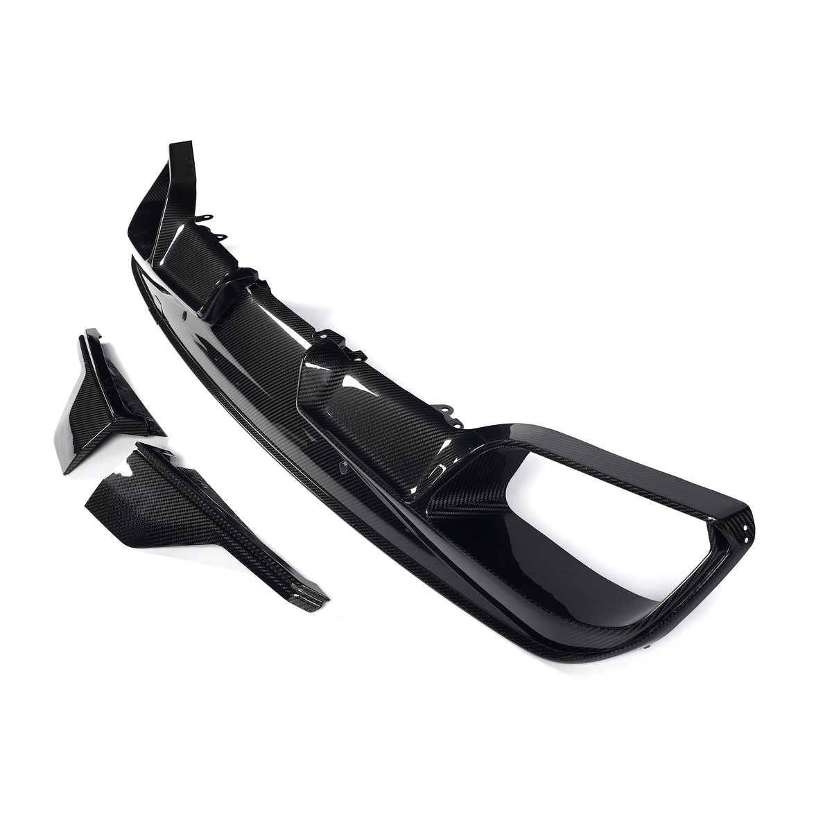 BMW X5 M (F95) Dry Carbon Fiber Rear Diffuser - view 2