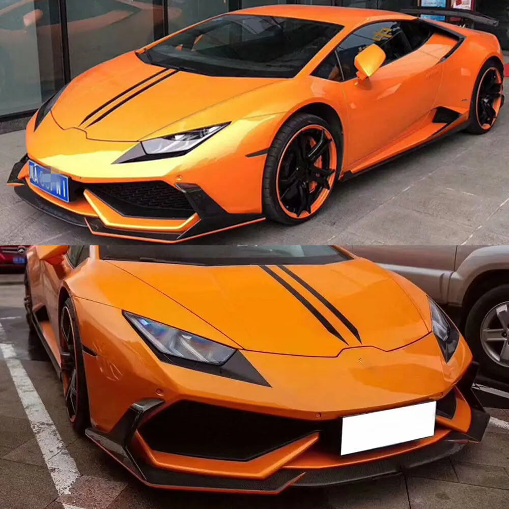 Lamborghini Huracan LP610-4 Dry Carbon Fiber Front Lip - view 2