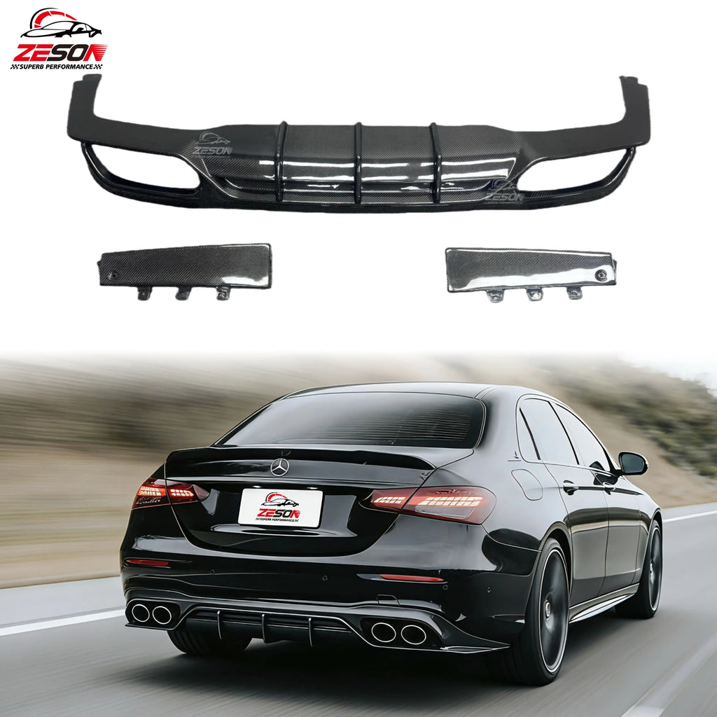 Mercedes-AMG E63 / E43 (W213) FD-Style Carbon Fiber Rear Diffuser
