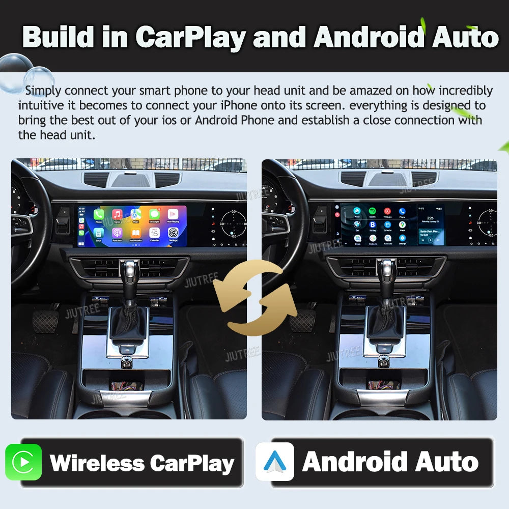 Porsche Macan 12.3" Android Wireless CarPlay Dual Touch Screen