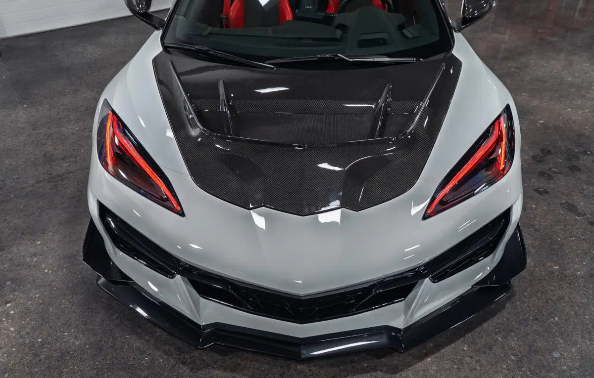 Chevrolet Corvette (C8) ZR1-Style Dry Carbon Fiber Hood