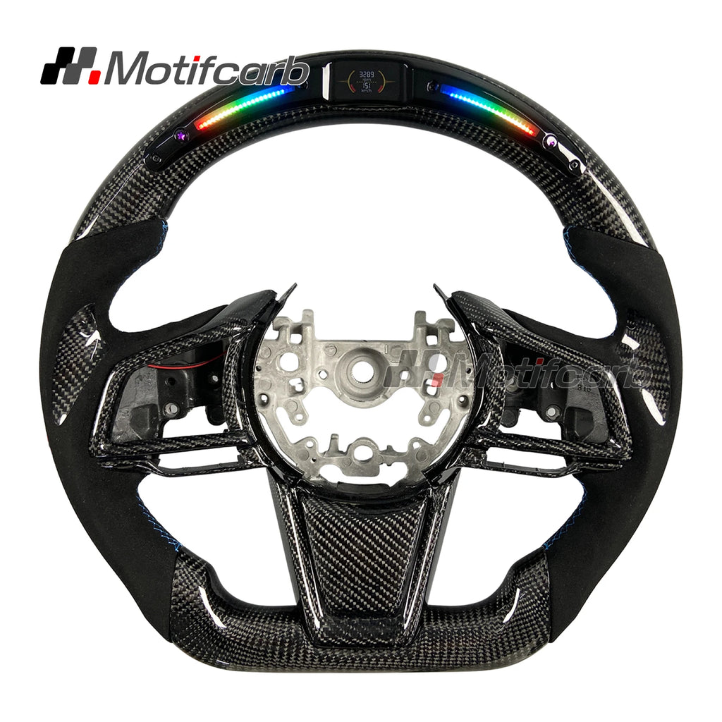 Subaru WRX (VB) LED RPM Carbon Fiber Steering Wheel