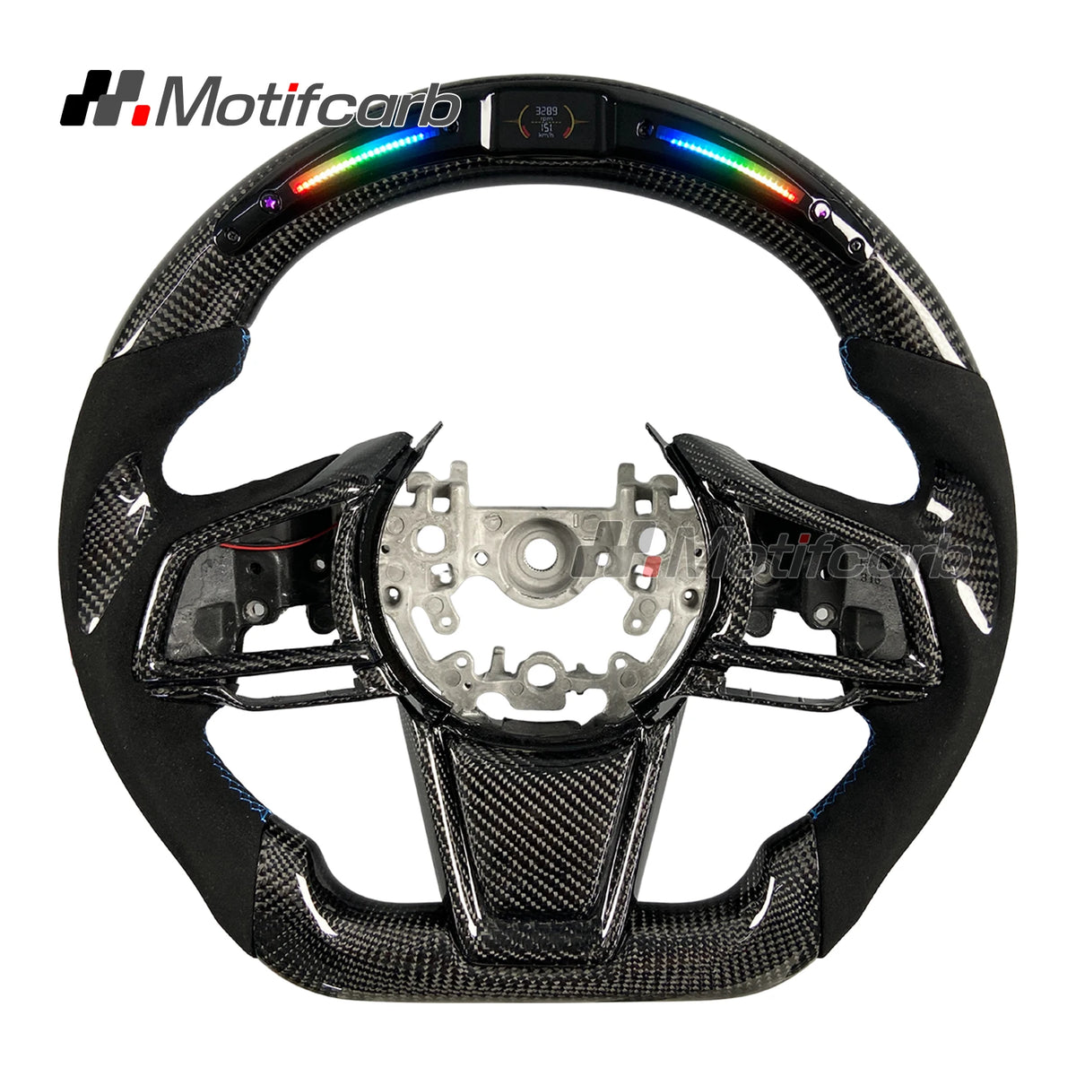 Subaru WRX (VB) LED RPM Carbon Fiber Steering Wheel