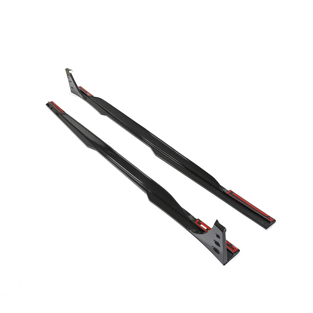 Audi RS6 Avant (C8) Dry Carbon Fiber Side Skirts - view 3