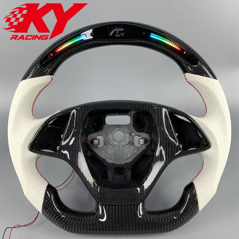Chevrolet Corvette (C7) Carbon Fiber LED Steering Wheel