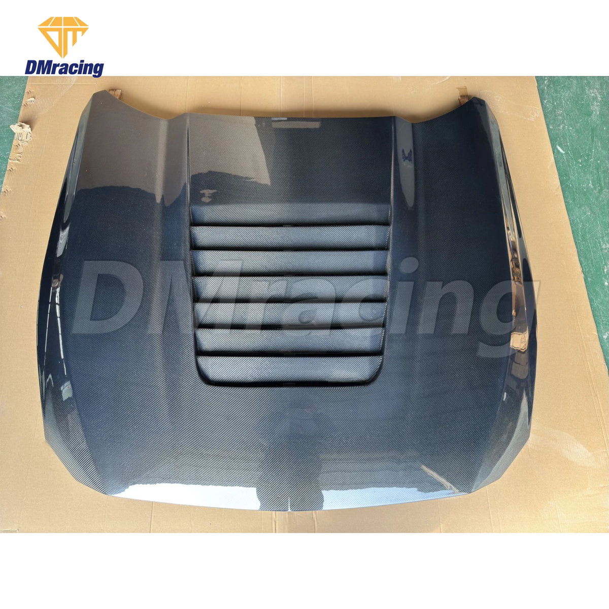 Ford Mustang (S650) GT5-Style Vented Carbon Fiber Hood