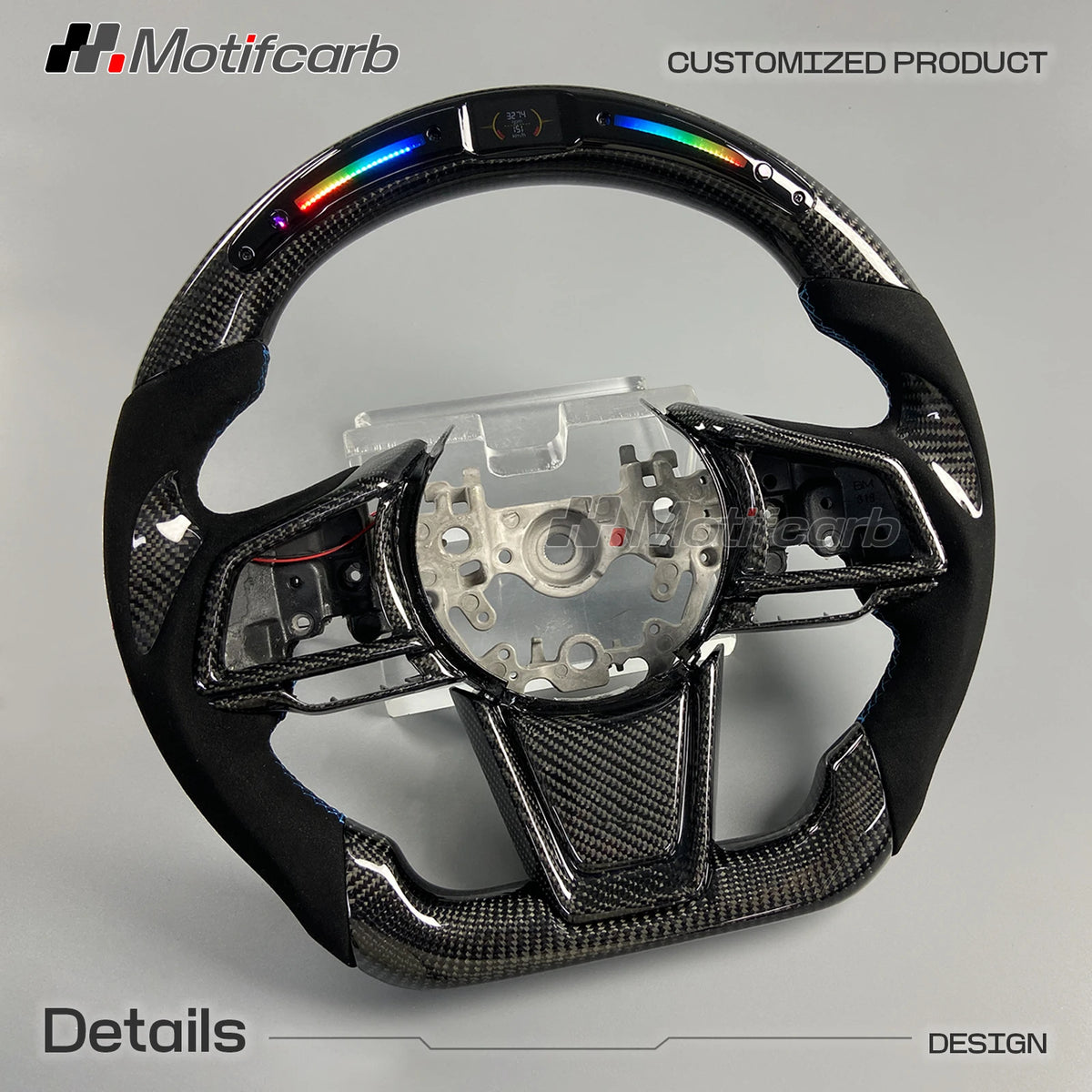 Subaru WRX (VB) LED RPM Carbon Fiber Steering Wheel