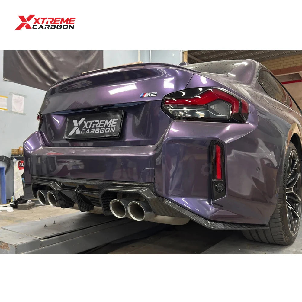 BMW M2 (G87) CT-Style Dry Carbon Quad-Exhaust Rear Diffuser
