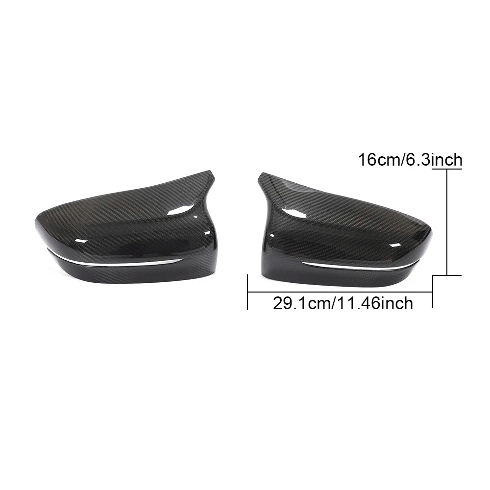 BMW M5 (F90) Dry Carbon Fiber Mirror Caps - view 3