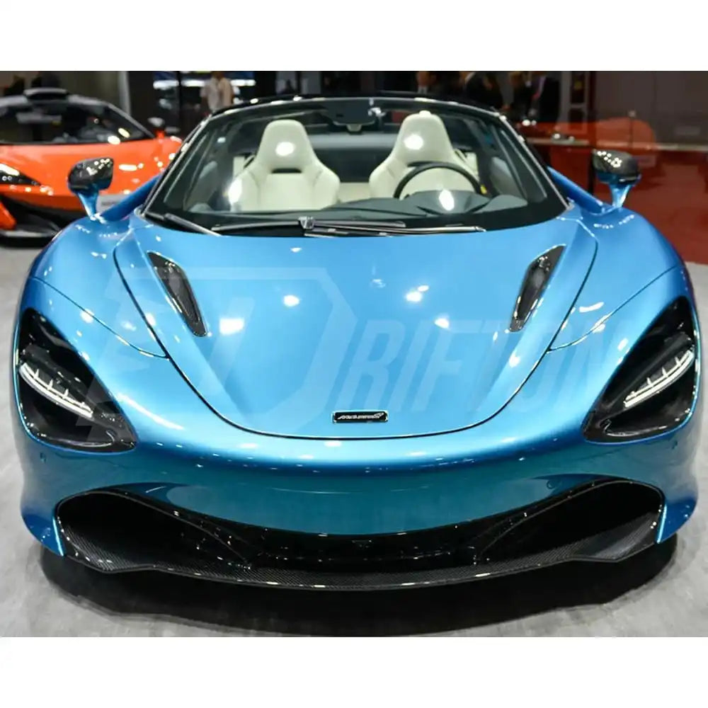 McLaren 720S / 750S Dry Carbon Fiber Hood Vent Covers - view 4