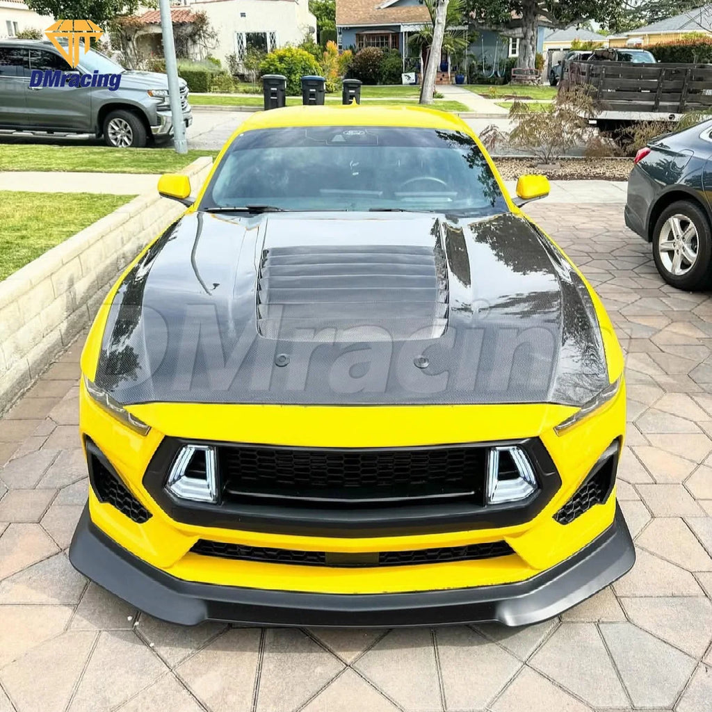 Ford Mustang (S650) GT5-Style Vented Carbon Fiber Hood