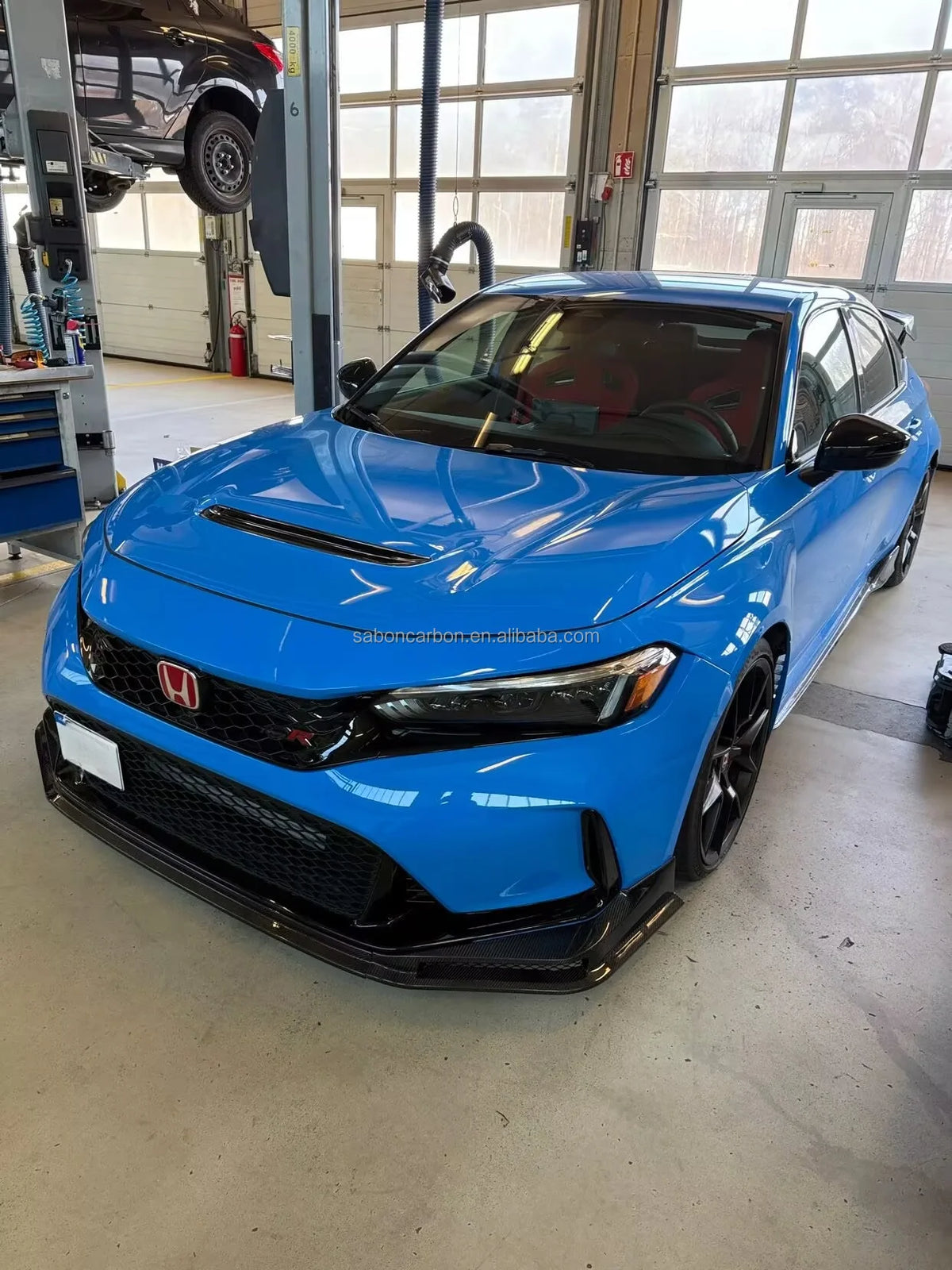 Honda Civic Type R (FL5) SPN-Style 3-Piece Carbon Front Lip
