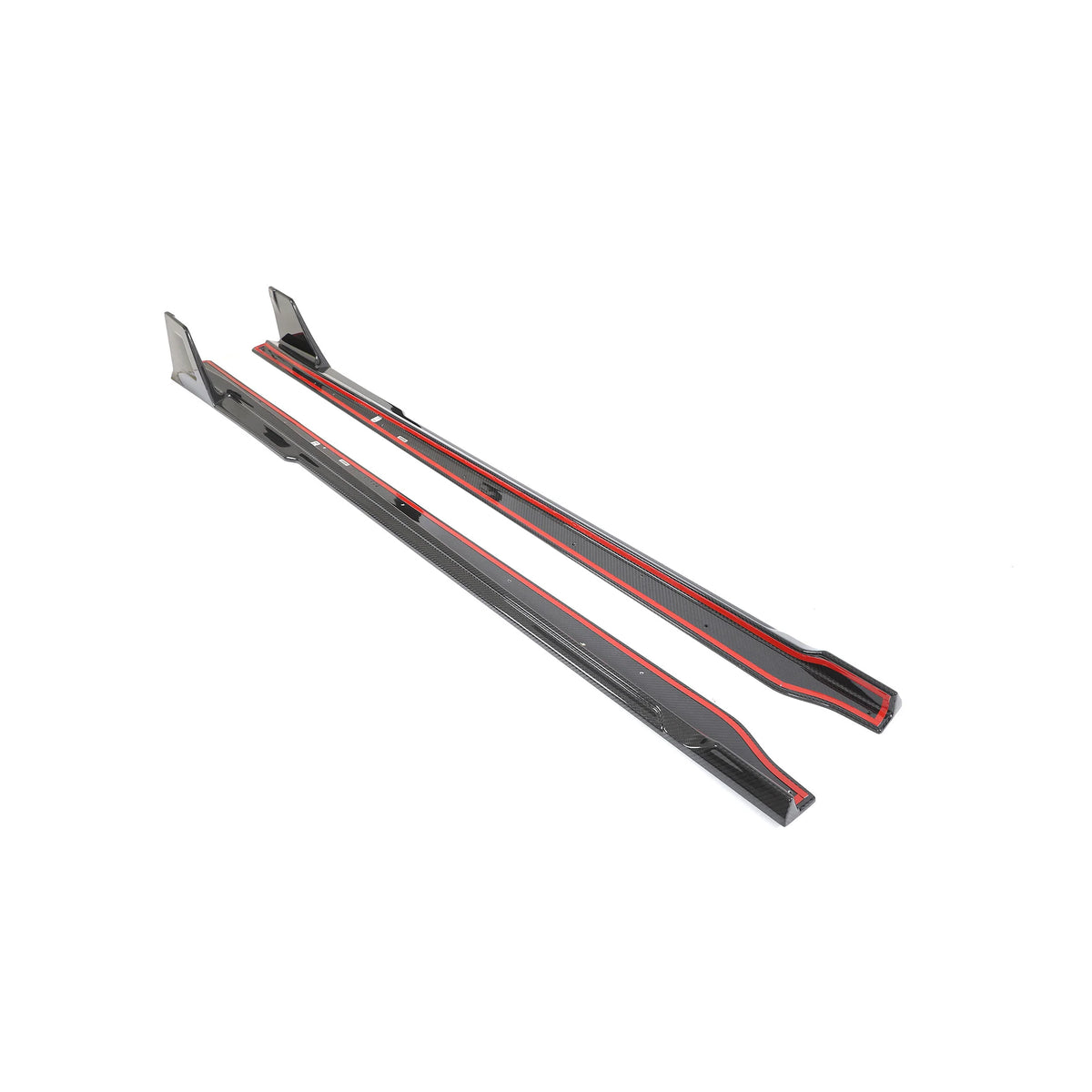 BMW M2 (G87) Carbon Fiber Side Skirts with Winglets - view 2