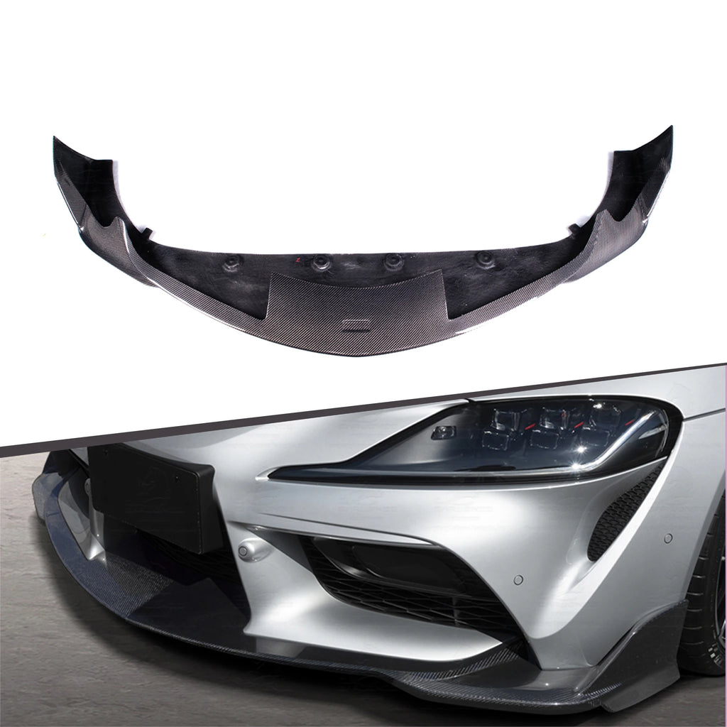 Toyota GR Supra (A90/A91) T-Style Carbon Fiber Front Lip