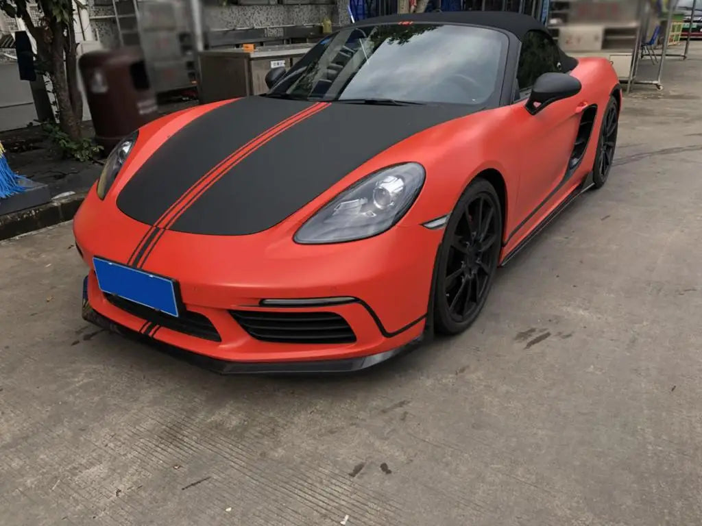 Porsche 718 Cayman / Boxster (982) Carbon Fiber Front Lip Splitter