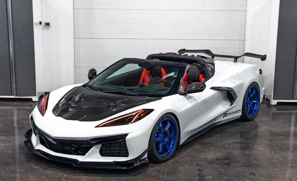 Chevrolet Corvette (C8) ZR1-Style Dry Carbon Fiber Hood - view 2