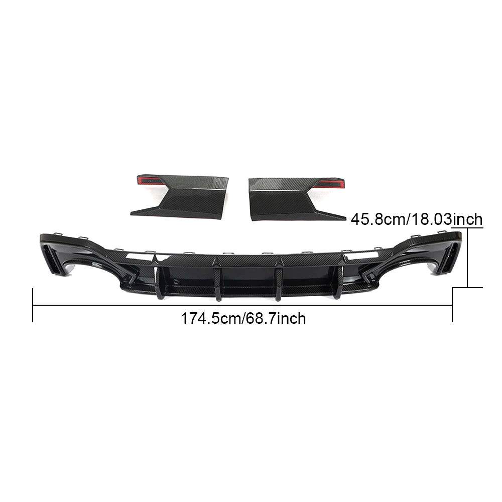 Audi RS6 Avant (C8) Pre-Preg Carbon Rear Diffuser - view 5