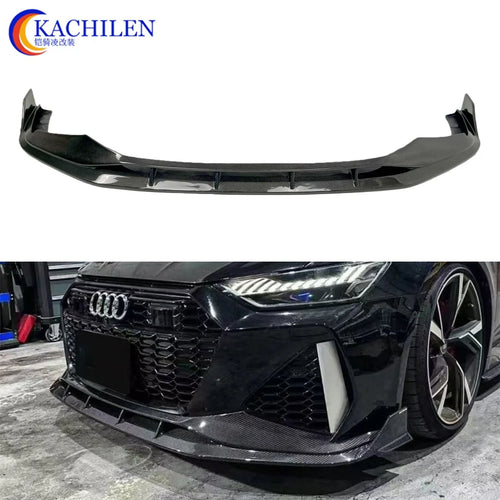 Audi RS6 / RS7 (C8) PT-Style Carbon Fiber Front Lip
