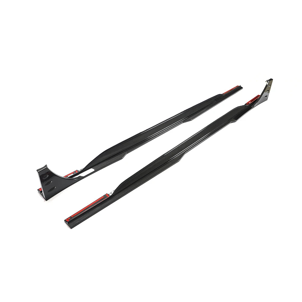 Audi RS6 Avant (C8) Dry Carbon Fiber Side Skirts - view 2