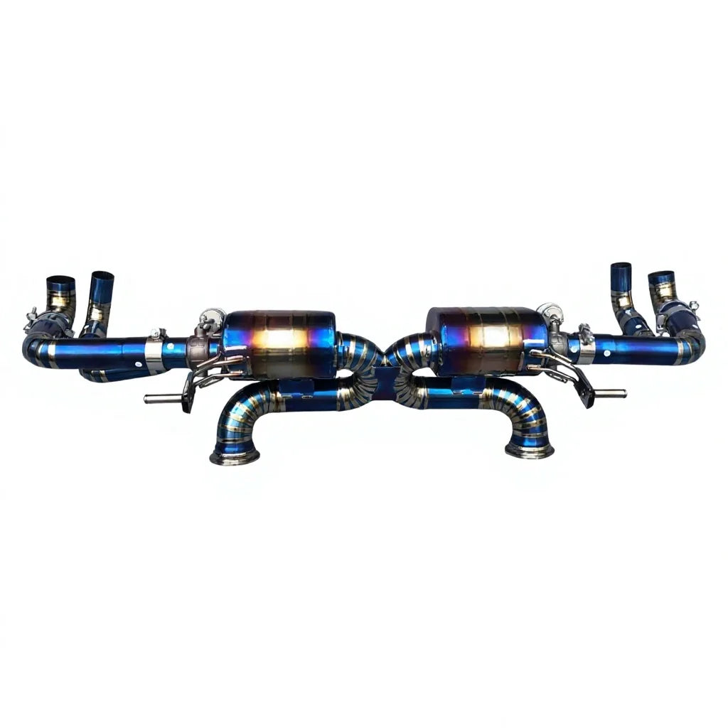 Lamborghini Huracan LP610-4 Valved Cat-Back Exhaust (Blue Burnt)