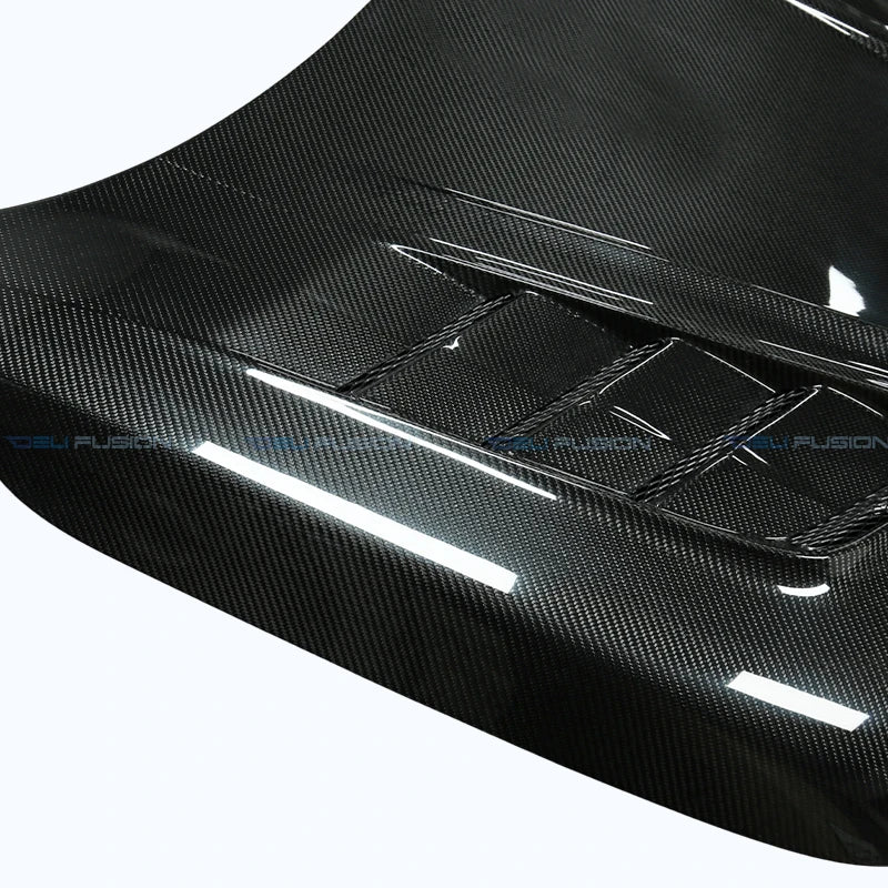 Honda Civic Type R (FL5) Vented Carbon Fiber Hood - view 4