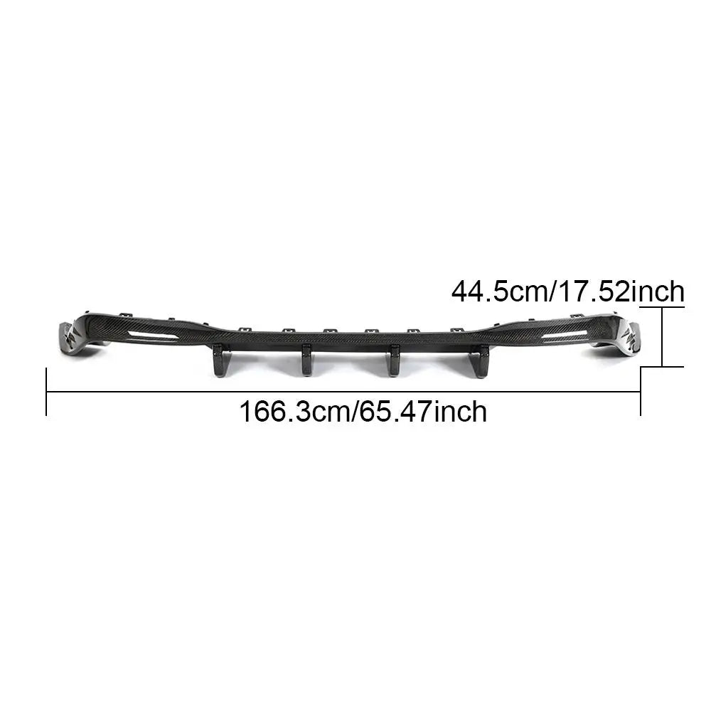 VW Golf R (Mk8) Carbon Fiber Rear Diffuser
