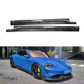 Porsche Taycan Turbo / Turbo S (9J1) Carbon Side Skirts