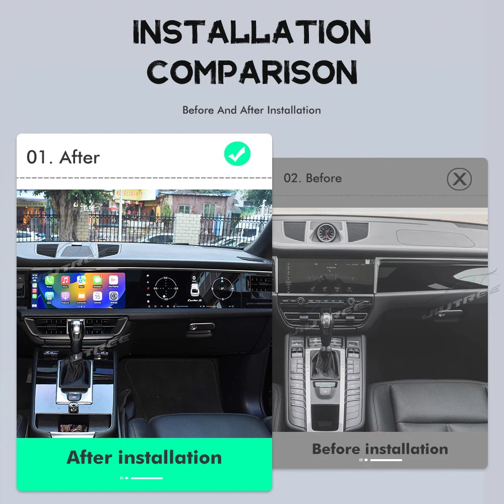 Porsche Macan 12.3" Android Wireless CarPlay Dual Touch Screen