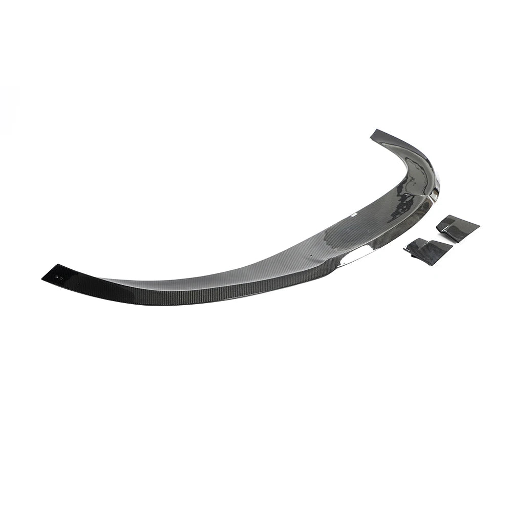 Porsche Taycan (9J1) 3-Piece Carbon Fiber Front Lip - view 2