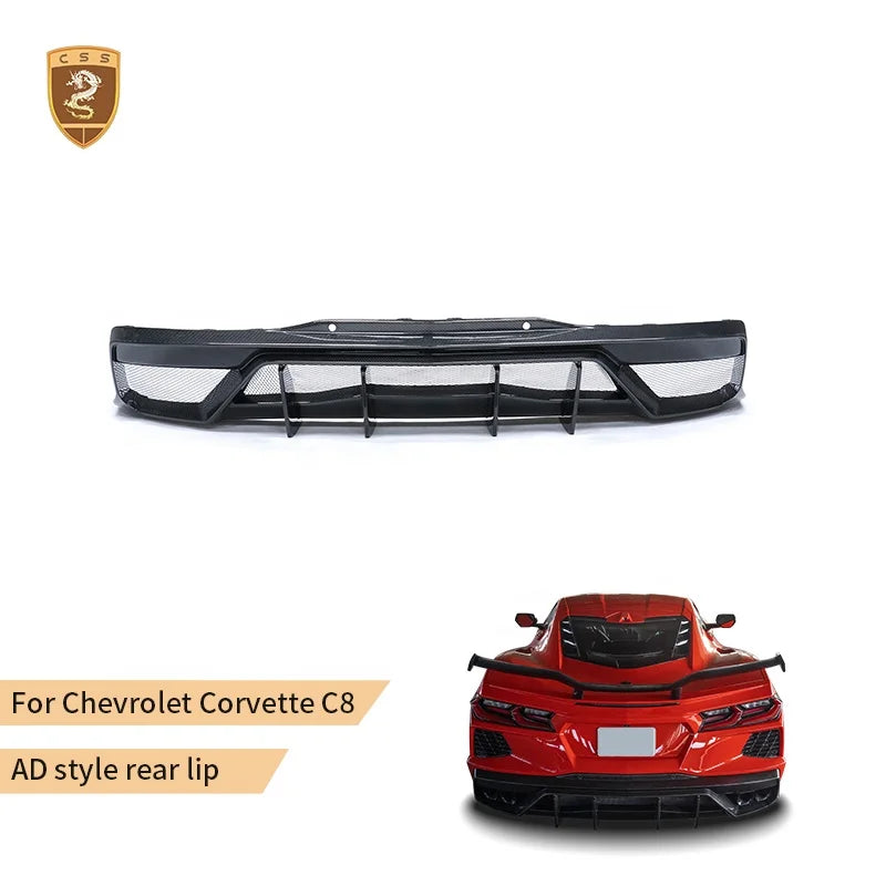 Chevrolet Corvette Z06 / E-Ray (C8) Dry Carbon Rear Diffuser