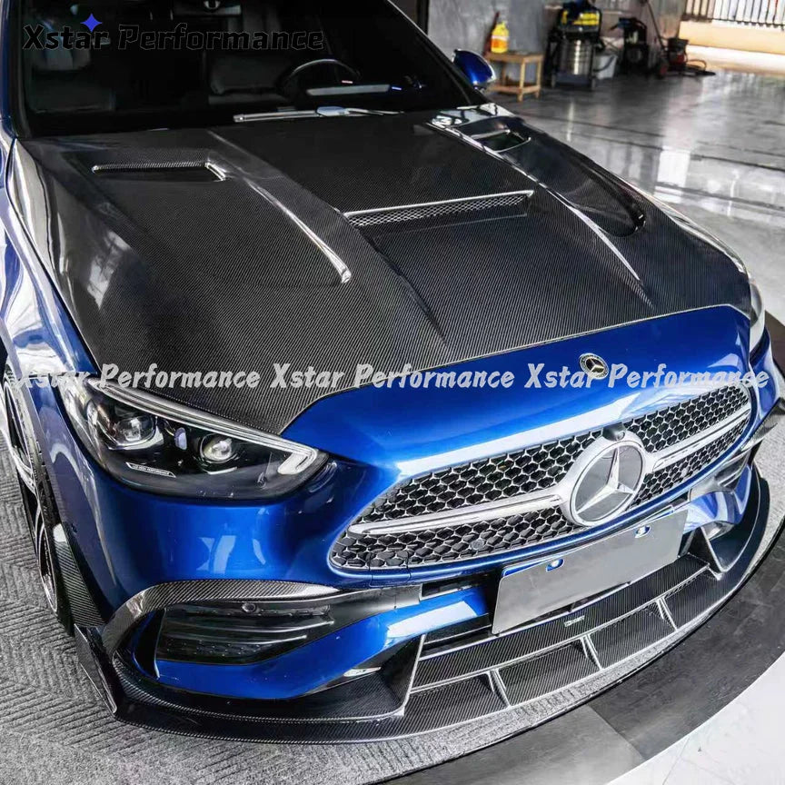 Mercedes-Benz C-Class (W206) C43 AMG / AMG-Line X-Style Carbon Fiber Front Lip