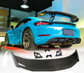 Porsche 718 Cayman / Boxster GT4-Style Carbon Fiber Rear Wing
