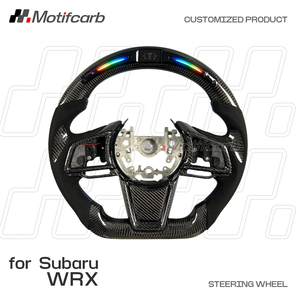 Subaru WRX (VB) LED RPM Carbon Fiber Steering Wheel