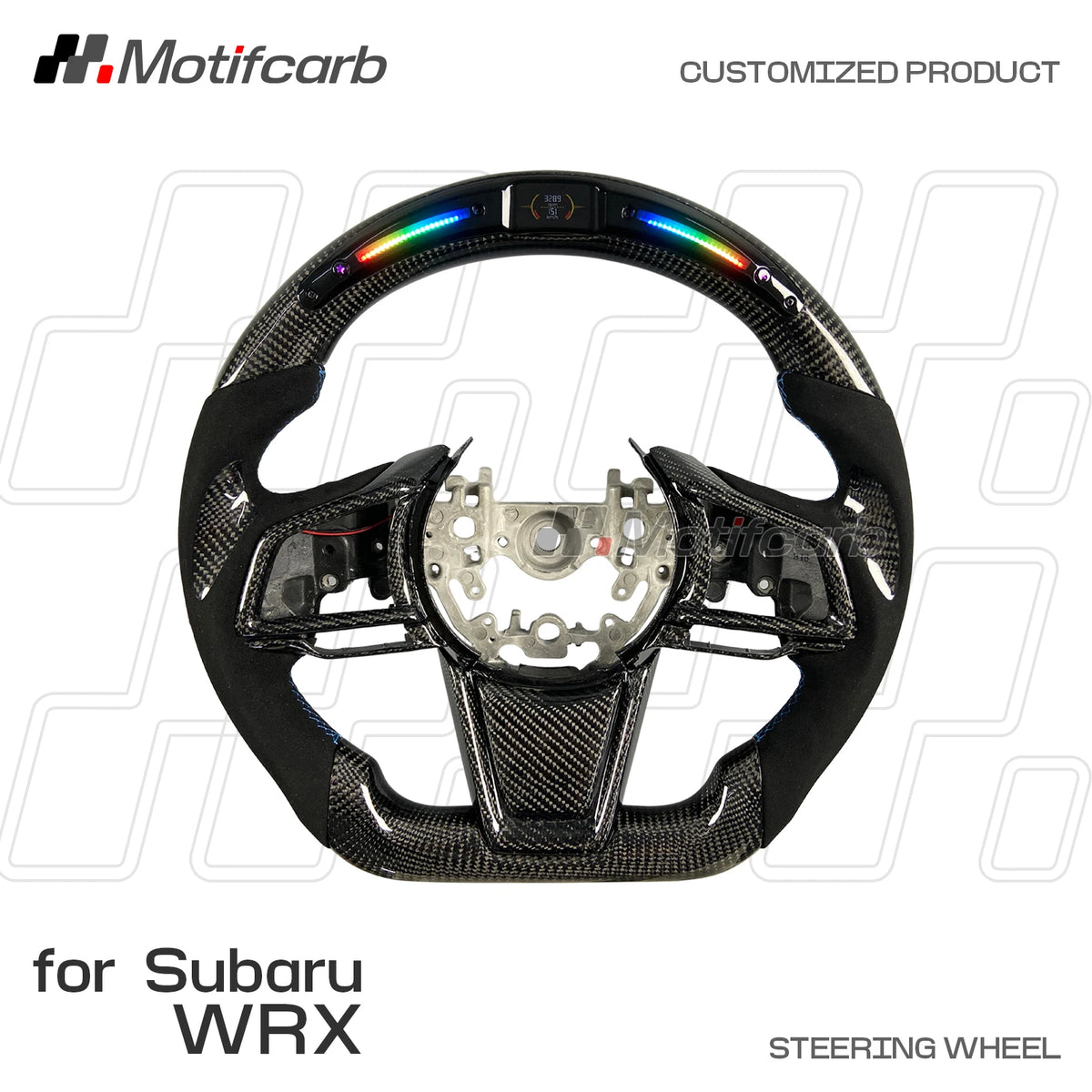 Subaru WRX (VB) LED RPM Carbon Fiber Steering Wheel