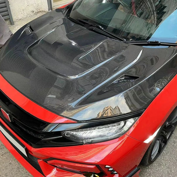 Honda Civic Type R (FK8) VRS-Style Carbon Fiber Hood