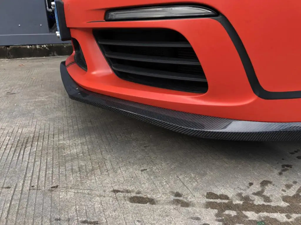 Porsche 718 Cayman / Boxster (982) Carbon Fiber Front Lip Splitter