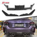 BMW M2 (G87) CT-Style Dry Carbon Quad-Exhaust Rear Diffuser