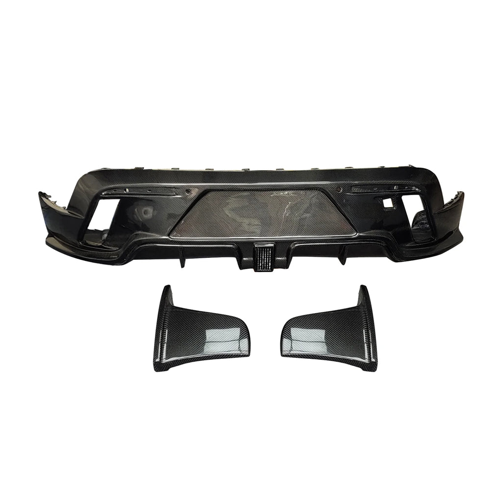 Porsche Taycan Turbo / Turbo S (9J1) Carbon Rear Diffuser - view 2