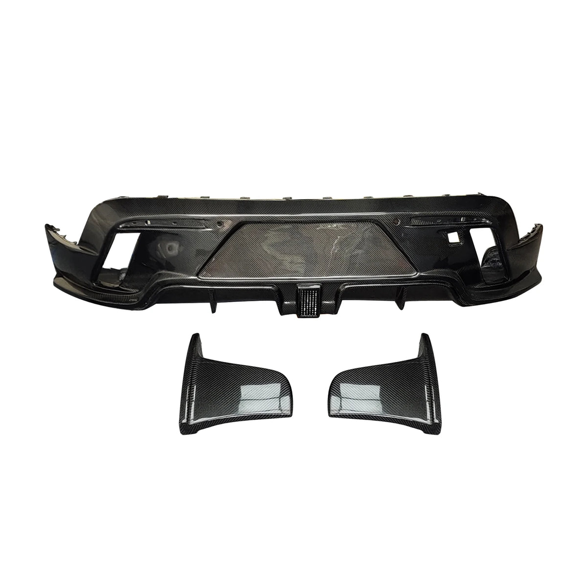 Porsche Taycan Turbo / Turbo S (9J1) Carbon Rear Diffuser - view 2