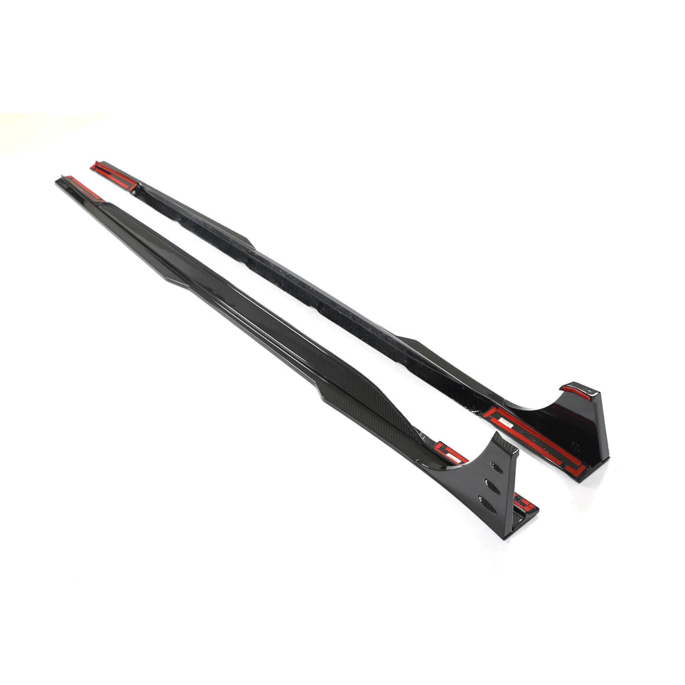 Audi RS6 Avant (C8) Dry Carbon Fiber Side Skirts - view 4