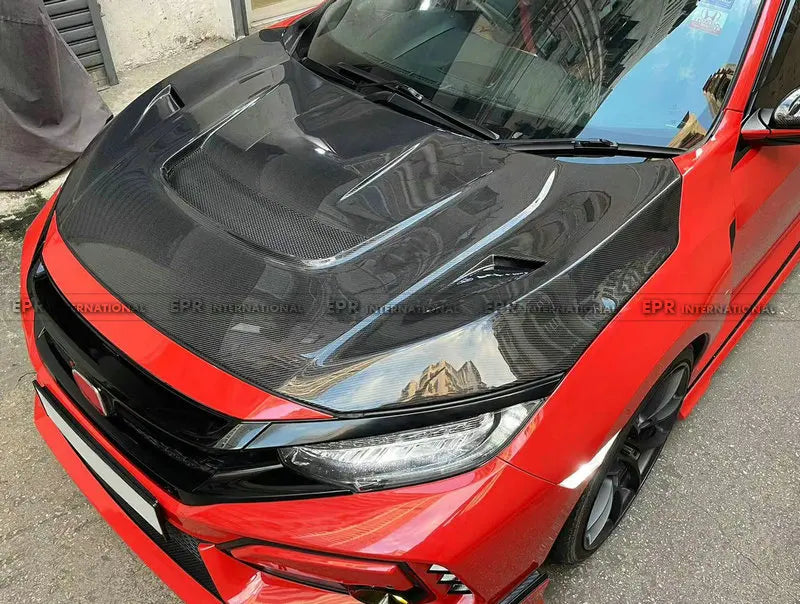 Honda Civic Type R (FK8) VRS-Style Carbon Fiber Hood