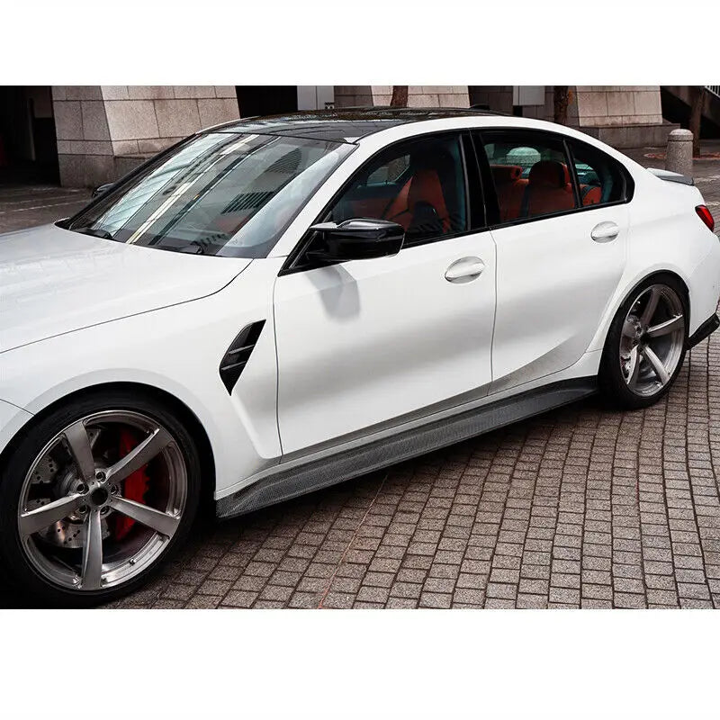 BMW M3 (G80) Carbon Fiber Side Skirts - view 2