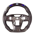 Honda Civic 10th Gen Carbon Fiber & Perforated Leather LED Steering Wheel