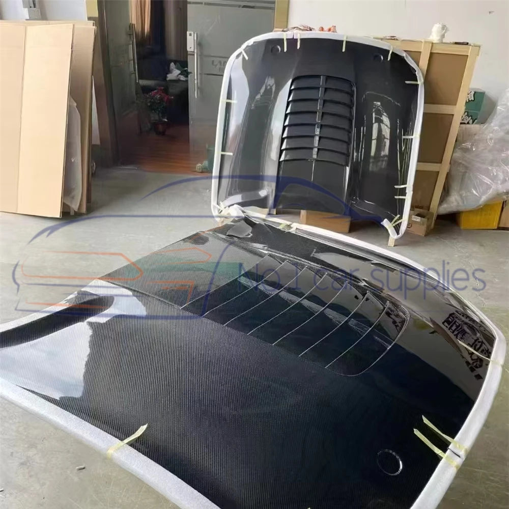 Ford Mustang (S550) 500-Style Carbon Fiber Hood