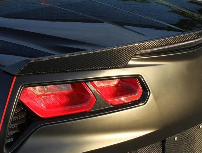 Chevrolet Corvette (C7) Carbon Fiber Rear Spoiler - view 5