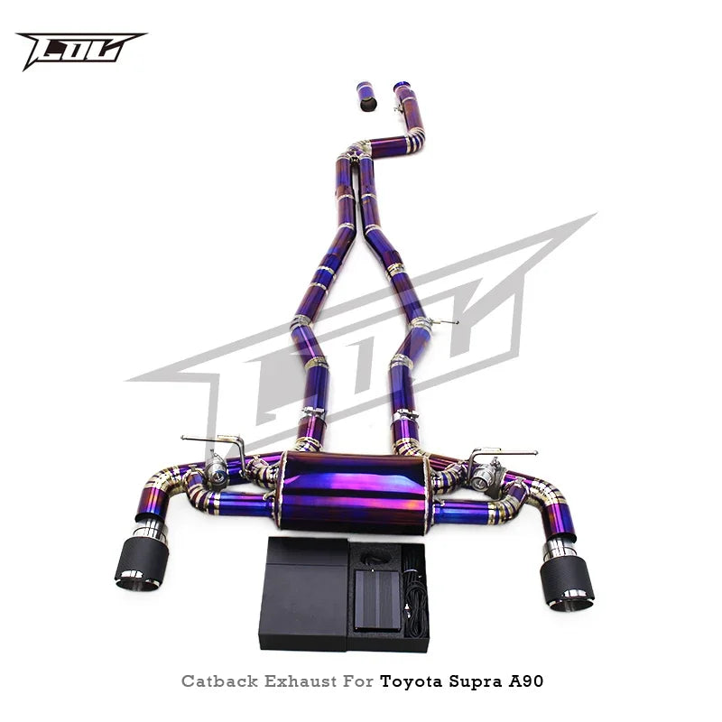 Toyota GR Supra (A90) Titanium Valved Cat-Back Exhaust