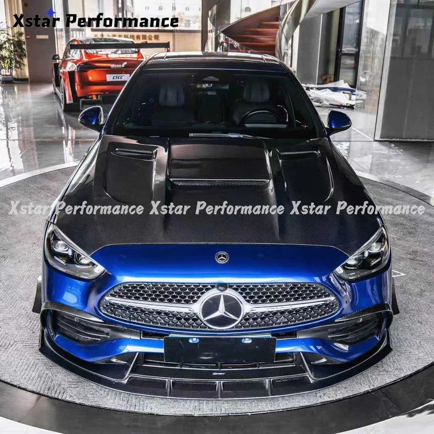 Mercedes-Benz C-Class (W206) C43 AMG / AMG-Line X-Style Carbon Fiber Front Lip