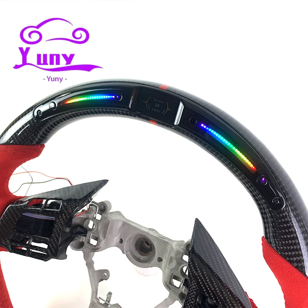 Subaru WRX/STI (VA) & BRZ LED RPM Carbon Steering Wheel