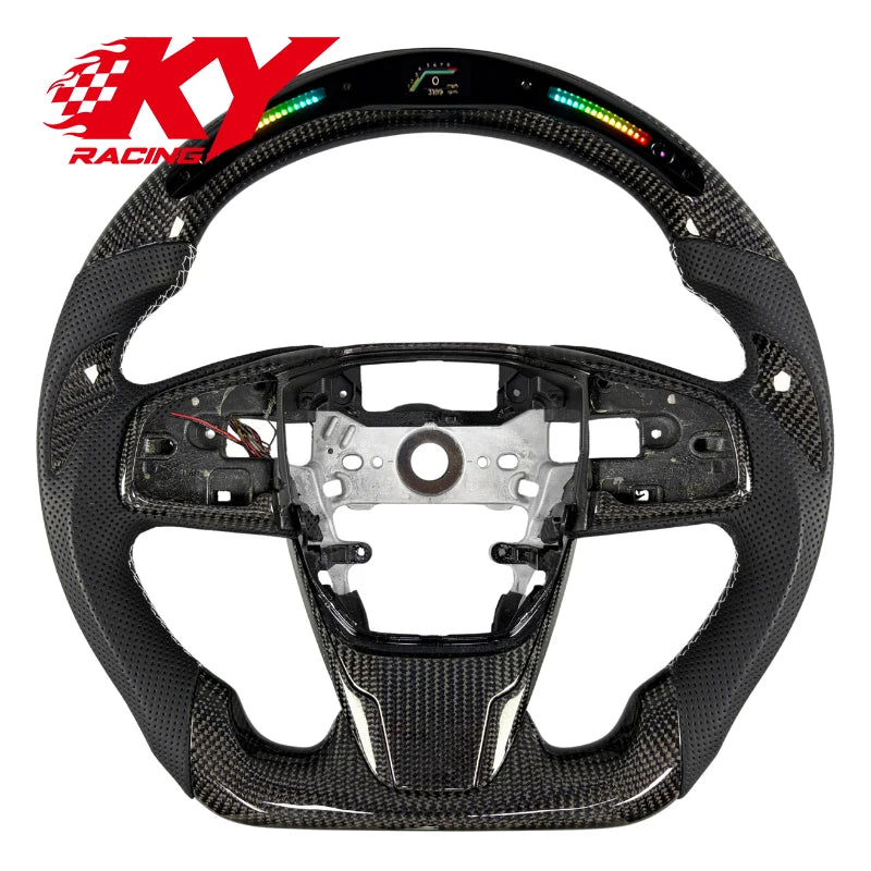 Honda Civic 10th Gen / Type R (FK8) LED RPM Carbon Steering Wheel