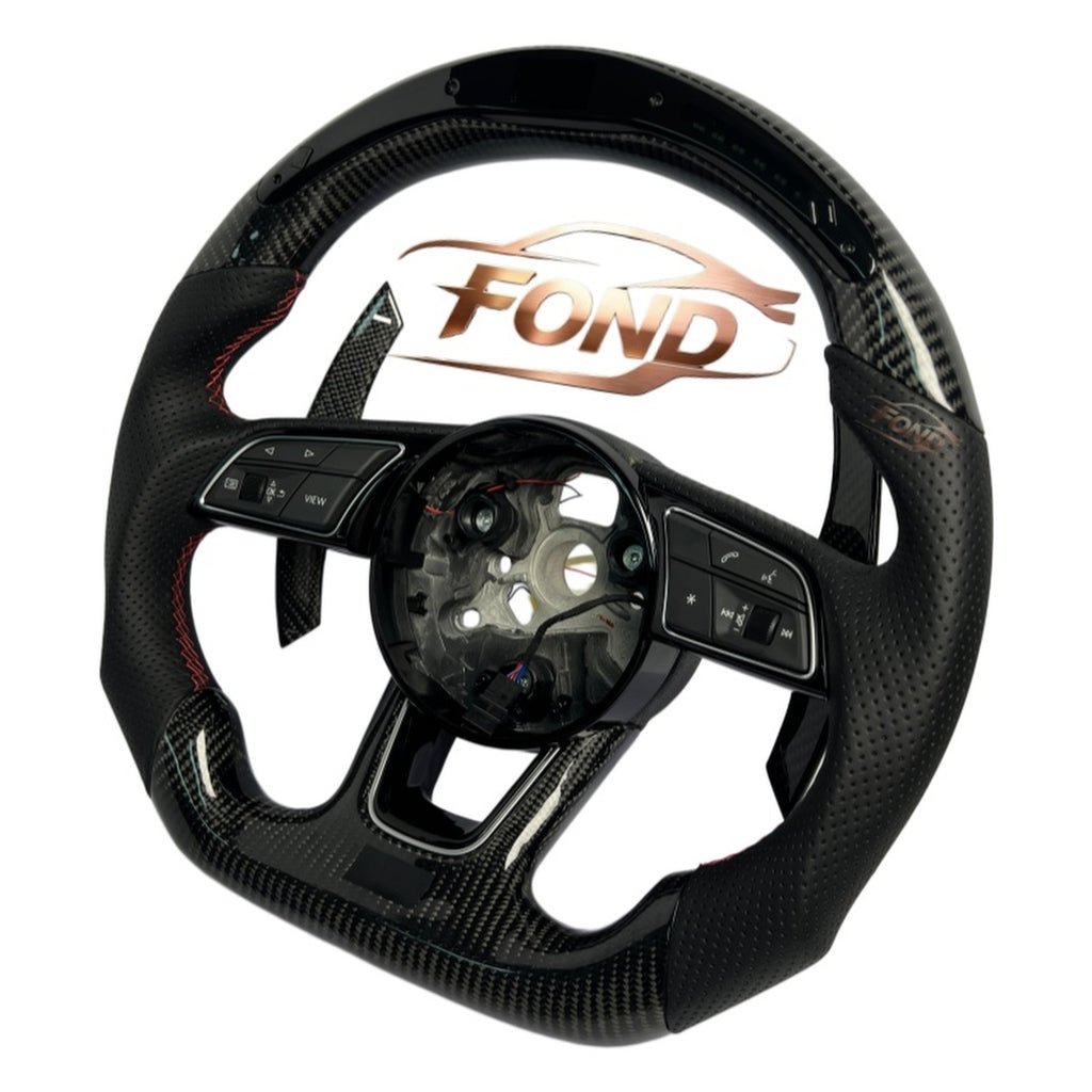 Audi RS/S LED Carbon Fiber Steering Wheel